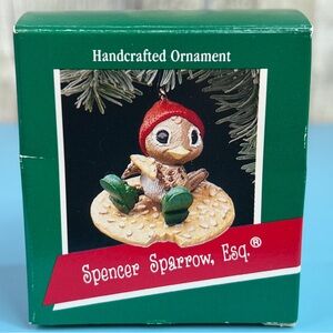 Hallmark Keepsake Ornament Spencer Soarrow Esq. Handcrafted Ornament 1989